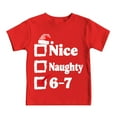 thumbnail image 2 of Boy Girl Kid T-Shirt,Six Seven 6 7 Fun Graphic Christmas Round Neck Short Sleeved Shirt Festive Kids T Shirts, 2 of 5