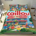thumbnail image 1 of Caillou Conjunto de sábanas temático, trío de piezas, cómodo y amigable con la piel, diseño único, regalo de decoración para el hogar para familiares, amigos y fans,140cm *210cm, 1 of 6
