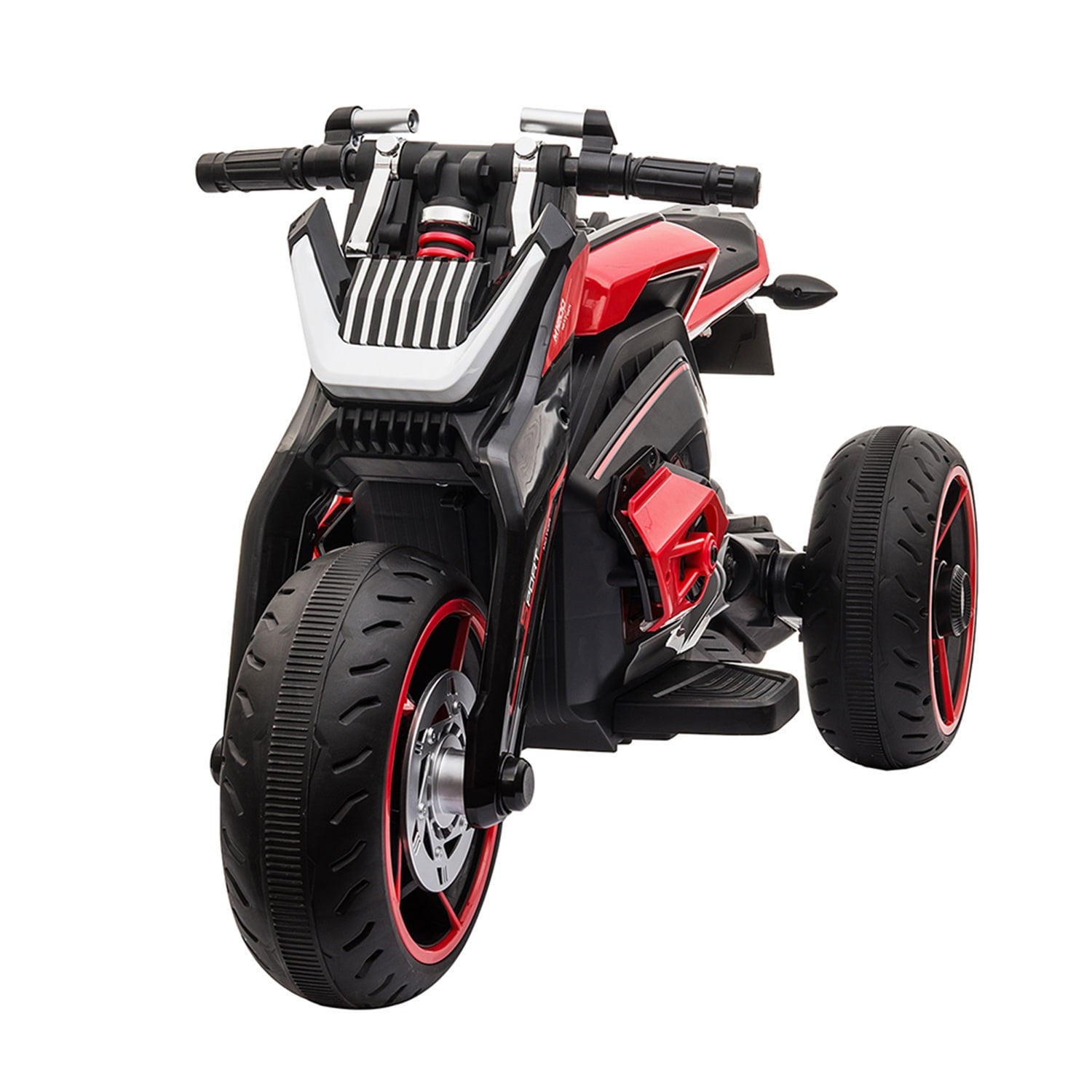 CIPACHO 12V Electric Motorcycle for Kids, Kids Ride On Motorcycle w/ 3 Wheels, Lights, Music, Battery Powered Trike Electric Toy for Children, Red