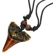 Yageerya Men Necklace Vintage Shark Tooth Pendant Necklace Personalized Neck Chain for Male