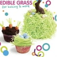 Grandys Candys Edible Easter Basket Grass Green Apple, Blueberry and