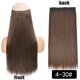 thumbnail image 1 of Typpkmm Hair Extensions, 5 Clip Recto Synthetic Fiber, 22 Inch Red Black Blonde Clip In Hairpiece for Women, 1 of 7