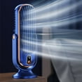 thumbnail image 4 of Ventilador portátil recargable Inteprter por USB Batería de larga duración 24 horas azul, 4 of 6