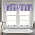 thumbnail image 6 of Yakamok 18 Inches Long Blackout Curtain Valances for Windows - 1 Panels Blackout Window Valances for Basement with Rod Pocket (Lilac,Width 40 by Length 18,1 Panel), 6 of 7
