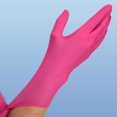 thumbnail image 6 of AloeSkin Pink Nitrile Medical Exam Gloves, Soothing Aloe Vera, 2 mil, Powder Free, 6 of 7