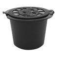 thumbnail image 3 of 6 PCS Reusable Coffee Capsules Cup Recyclable Coffee Capsule Refilling Filter Set with Spoon Brush Black, 3 of 5