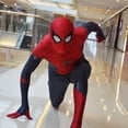 thumbnail image 2 of Disfraz de Spiderman lejos de casa para hombre y mujer, traje Zentai de superhéroe, mono de Cosplay para fiesta de Carnaval Fivean unisex, 2 of 2