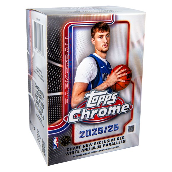 2025-26 Topps Chrome Basketball Trading Cards Value Box