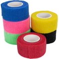 thumbnail image 5 of Qucyy Self-Adherent Cohesive Tape, 1.5in X 5 Yards, No Color Choice, 6 Count, 5 of 5