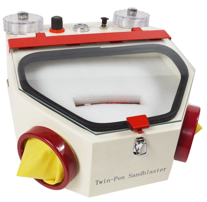 INTBUYING TwinPen Sandblast Machine Degumming Adhesive Cleaning