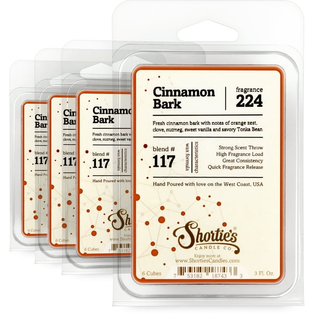 Cinnamon Bark Wax Melts Bulk Pack Formula 117 4 Highly Scented Bars