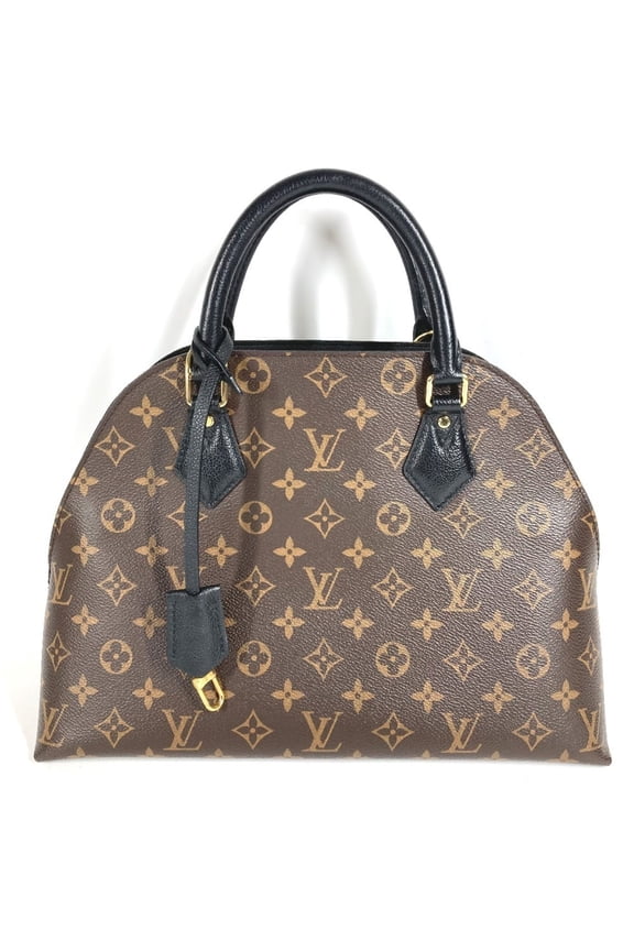 Pre-Owned LOUIS VUITTON M41780 Monogram Almain Two Bag Tote Handbag Canvas Leather Women's Noir...