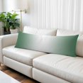 thumbnail image 2 of Dark Green Ombre Body Pillow Covers 20"x54", Modern Gradient Abstract Art Soft Brushed Microfiber Breathable Throw Pillow Covers, Decorative Pillowcase with Zipper for Couch Sofa Bedroom Living Room, 2 of 9