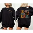 thumbnail image 4 of In My Auntie Era Sweatshirt, Aunt Gift For Auntie Sweatshirt, Cool Aunt Eras Shirt, Retro Aunt Crewneck, Baby Announcement For Aunt Shirt, 4 of 4