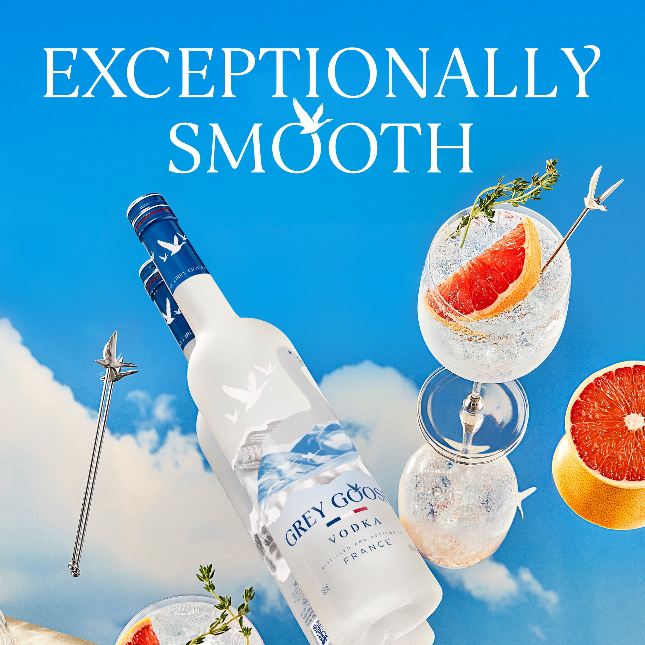 GREY GOOSE Vodka, 750 mL Bottle, ABV 40%