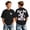 Black, variant on Cool Bunny Rabbit T-Shirt for Boys (Green 12-13Years)