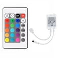thumbnail image 1 of Control Remoto de 24 Teclas + Controlador LED DC12V Caja de Control RGB Controlador de Tira de Luz IR para Tira de Luz RGB 5050 2835, 1 of 5