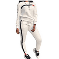 thumbnail image 2 of Akmipoem Women 2 Piece Sweatsuit Outfit Striped Long Sleeve Pullover Activewear Jogging Tracksuit Set, 2 of 5