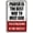 No Trespassing, variant on chaungfeng Metal No Trespassing Signs Private Property Funny, Posted Signs No Trespassing for Home Yard Garden Door Wall Metal Sign