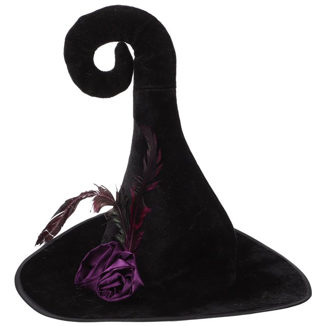 Sombrero de bruja con temática de Halloween, gorro de bruja duradero, suministros de Halloween