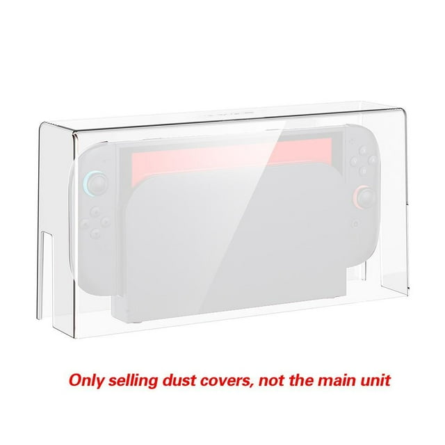 Meraviglioso Clear Dust Cover for Switch 2 Game Console, Acrylic Dustproof Protective Case, Waterproof & Anti Scratch, Easy Access & Wiring
