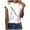 Brown womens sets, variant on Dianli Summer Blouses for Women 2025 Feather Print Basic Tops Tees Blouses Summer Tops Hawaiian Casual Fashion Short Sleeve Round Neck T-Shirt White xxl