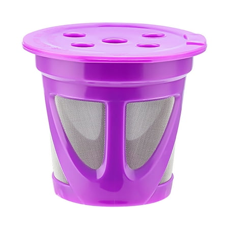 

Cup & Saucer Sets Large Cup Coffee Cup Reusable Stainless Steel Mesh Single Cup Multi Cycle Coffee Filter Cup Purple