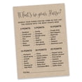 thumbnail image 2 of Inkdotpot 50-PackKraft RusticWhats In Your Purse Bridal ShowerGameWedding Shower Bachelorette Party Bulk ActivityGameCards, 2 of 7