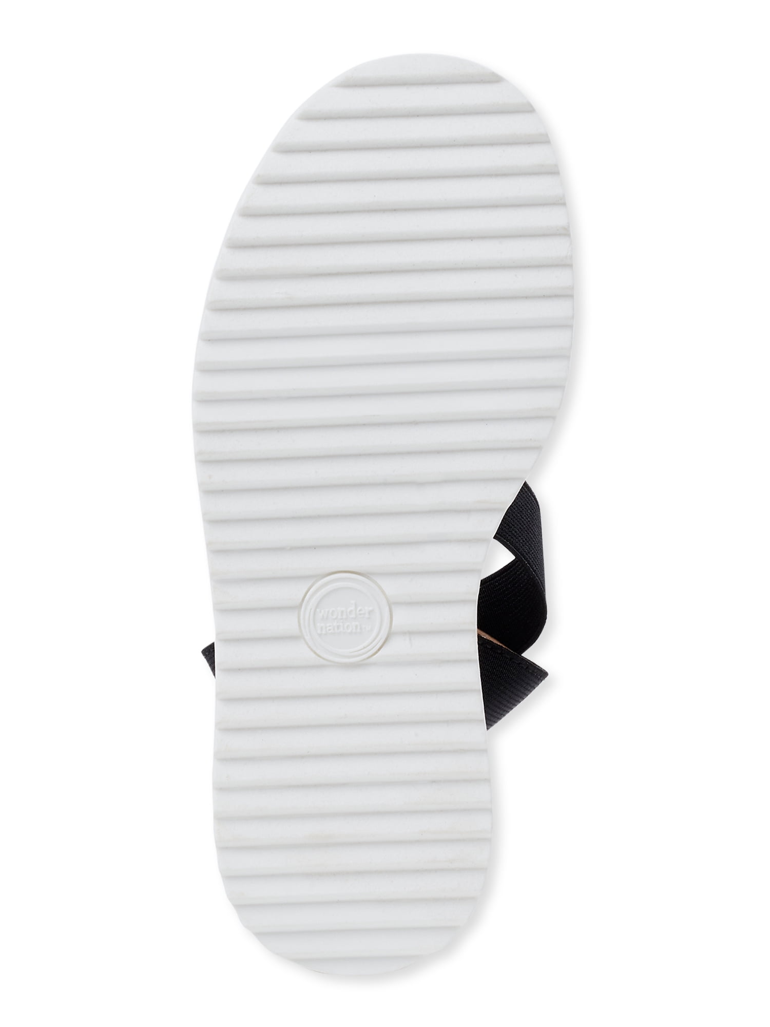 Wonder Nation Little & Big Girls Elastic Sandal