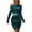 C-Green456, variant on DHFJKG One Shoulder Bodycon Women Long Sleeve Mini Dress Asymmetric Slim Fit Tie Dye Casual Dresses Club Party Wear Stylish Dresses