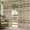 Wheat, variant on 2 Panels Outdoor Curtains for Patio Waterproof 54"x84" Boho Weatherproof Privacy Outsides Curtains, Beige Brown Traditional Ethnic Geometric Motifs Grommet Thermal Drapes for Cabana Porch Pergola