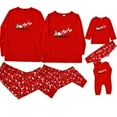 thumbnail image 7 of Yuanyu Matching Family Pajamas Sets Christmas PJ's Long Sleeve Tee and Bottom Loungewear, 7 of 7