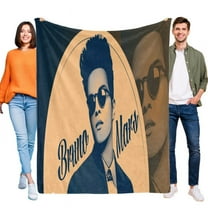 Bruno mars Throw Blanket Gifts for Fans Lover Girls Boys Women Present Hoodie Him Bed 50"x60"