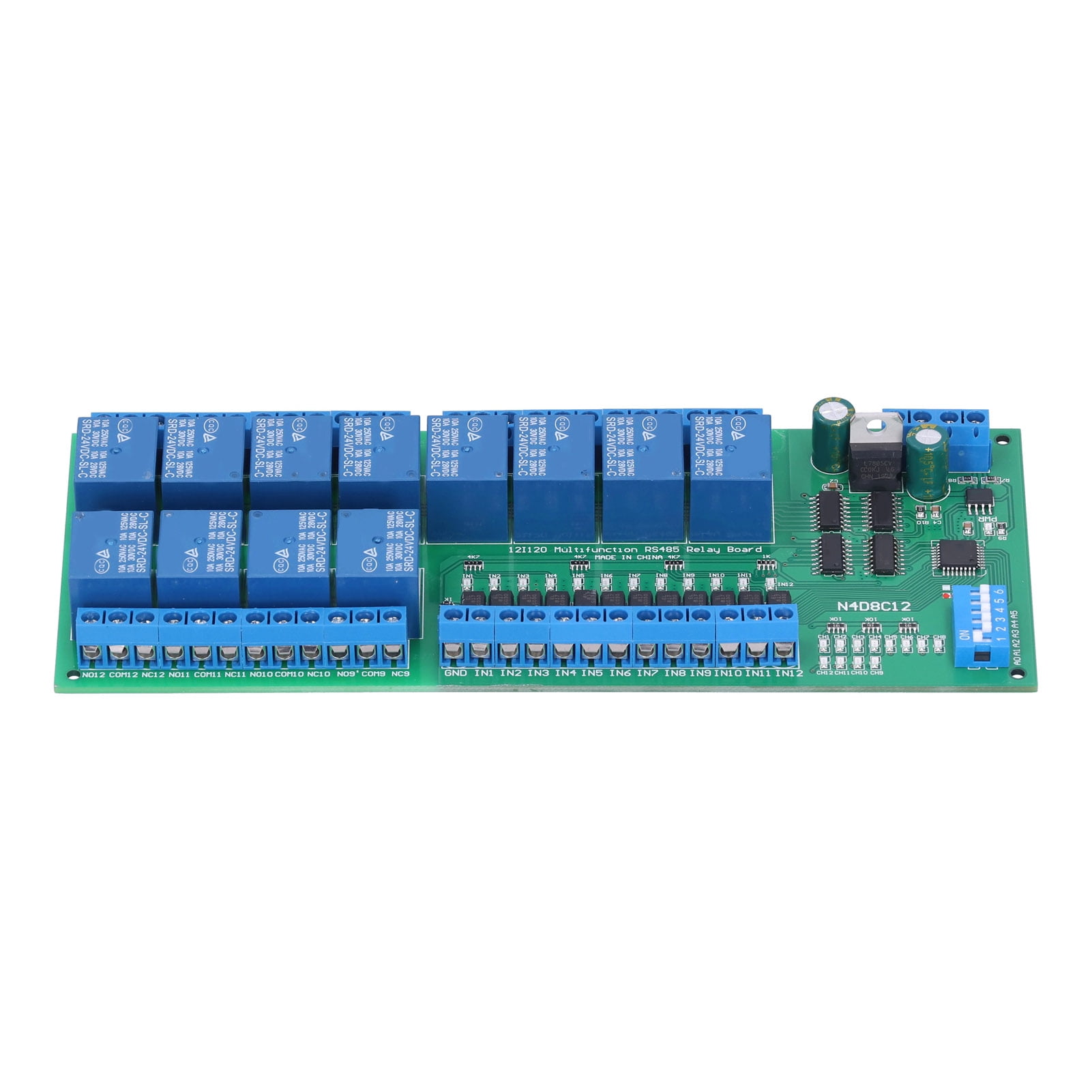 Relay Module, 24V Relay Low Voltage Switching Relay The Default Baud