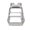 Light Ashy, variant on Purple Clear Backpack Transparent Bookbag Solid Fabric Base Front Zipper Pocket Side Mesh Water Bottle Pockets Adjustable Padded Shoulder Straps See Through Backpack for School Concert Sports Travel