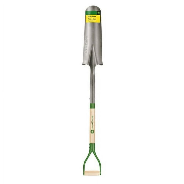 John Deere 7005569 42 in. Steel Round Drain Spade with Wood Handle