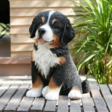 12.5" H Bernese Mountain Puppy Sitting (Hi-Line Exclusive)