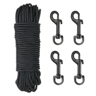 100ft Flag Pole Rope Halyard with Swivel Snap Clips for Flagpoles  Replacement