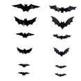 thumbnail image 2 of LED Wall Stickers, Wall Stickers, Window Stickers, Brilliant Scary Black 12pcs, 2 of 7