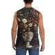 thumbnail image 4 of Fotbe Vintage Floral Vase A Men's Camiseta sin Mangas Estampada para Hombres, Playera Casual para Gimnasio, Entrenamiento, Playa-X-Large, 4 of 7