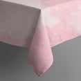 thumbnail image 5 of Pink Floral and Petal Pattern Rectangle Tablecloth 60"x120",Waterproof Polyester Rectangle Table Cloth, Wipeable Spillproof Polyester Tablecloth for Dining, Camping, Indoor and Outdoor, 5 of 6