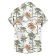 thumbnail image 6 of Xcmzpl Mens Hawaiian Shirt Big and Tall Short Sleeve Button Down Shirts Casual Summer Beach Tropical Outfits Loose Fit Blouses Coffee L, 6 of 7