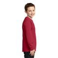 thumbnail image 3 of Long Sleeve 54oz 100% Cotton Tshirt (PC54YLS) Red, XS, 3 of 6