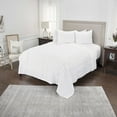 thumbnail image 2 of Rizzy Home Cotton 20"x26" Ivory Stripe Bedding Sham, 2 of 2
