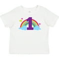 thumbnail image 3 of Inktastic 1st Birthday Rainbow Girls Baby T-Shirt, 3 of 5