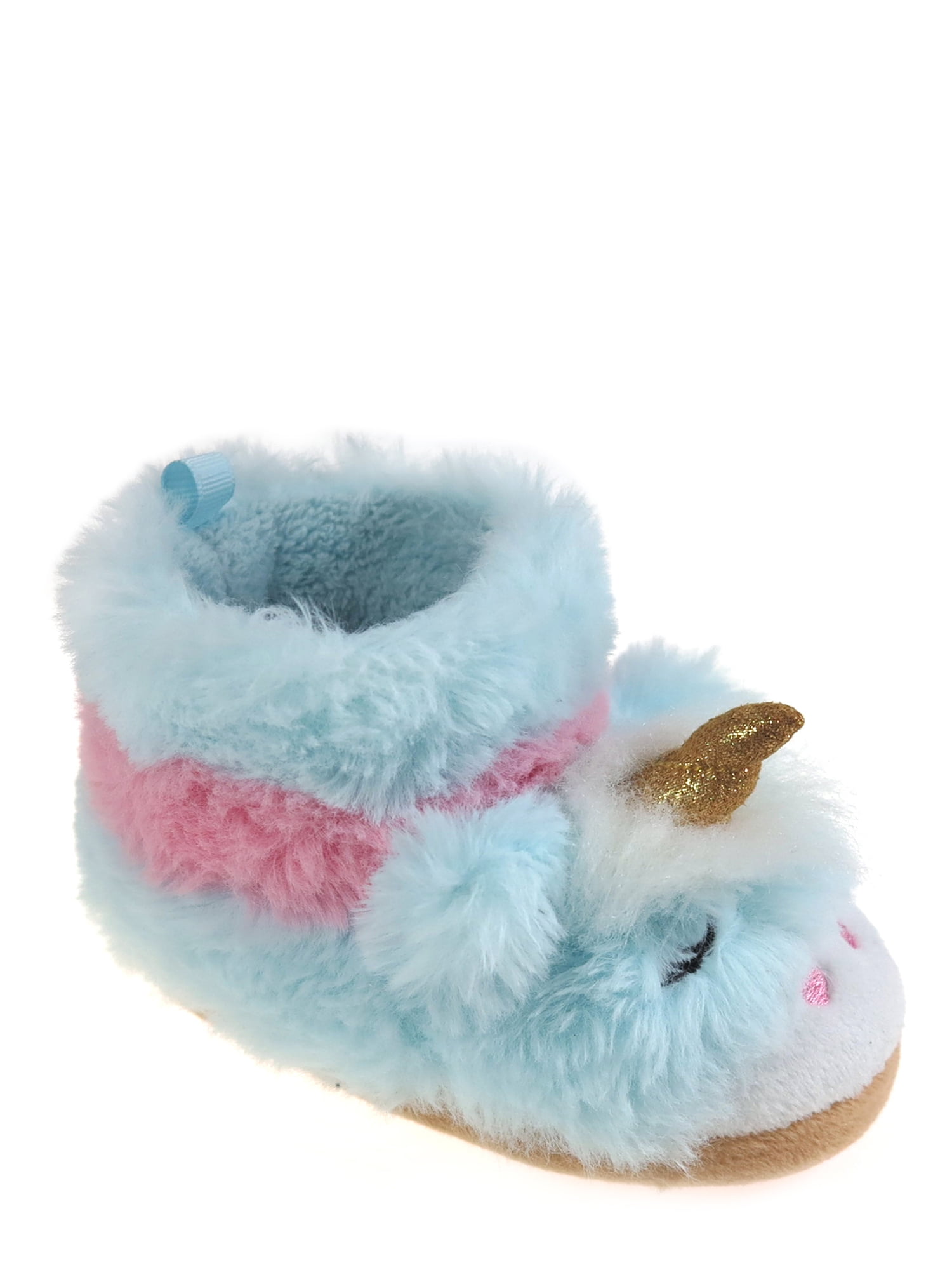 Wonder Nation Infant Girls Critter Bootie Slippers