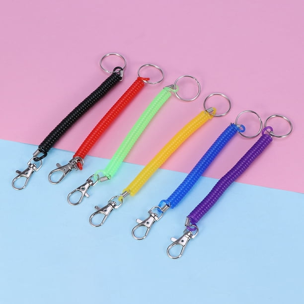 Plastic keyring shop photo holders