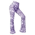 thumbnail image 5 of ANINEO Women's High Waist Water Ripple Print Yoga Pants Flared Casual Bell Bottoms With Stretch Comfort Soft Daily Female Trousers, 5 of 5