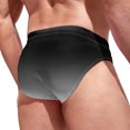 thumbnail image 4 of kamemir Swim Briefs for Men Mens Fashion Leisure Hawaii Soft And Comfortable Swimming Hot Springs With Triangle Swimsuit Trunks(Dark Gray,XL), 4 of 5