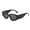 Black/Gray C1, variant on Retro Tortoise Shell Cat Eye Sunglasses, UV400 Gray Lens Fashion Shades for Women Men(Torite/Gray)